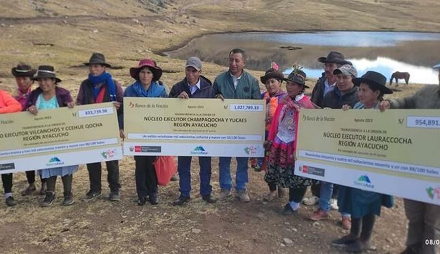 Con Punche Perú destina S 54 millones en seguridad hídrica para 93 núcleos ejecutores en 12 regiones