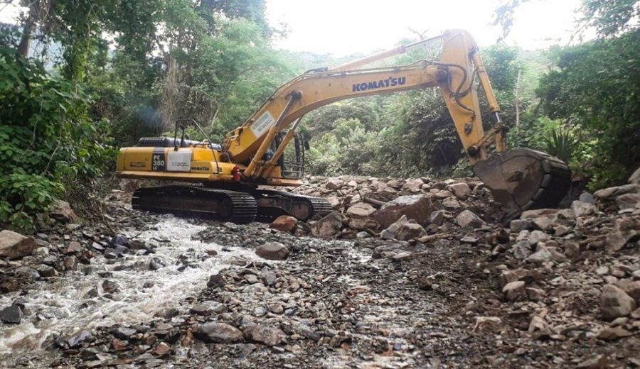 Cusco maquinaria del Ministerio de Vivienda culminó limpieza del río Aranjuez