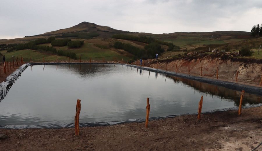 Gore Cajamarca inauguró micro reservorio San Carlos en centro poblado Los Ángeles