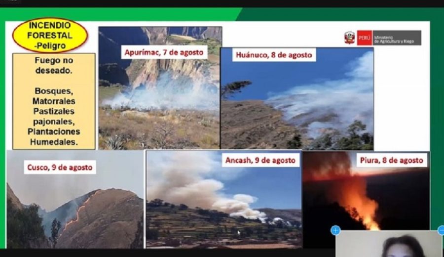 MIDAGRI capacita más de 4 mil personas sobre gestión de riesgos ante incendios forestales