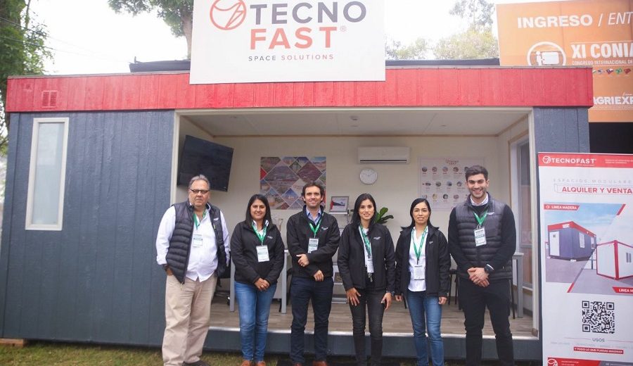 Tecno Fast mostró sus innovadoras soluciones modulares amobladas en AgriExpo 2022
