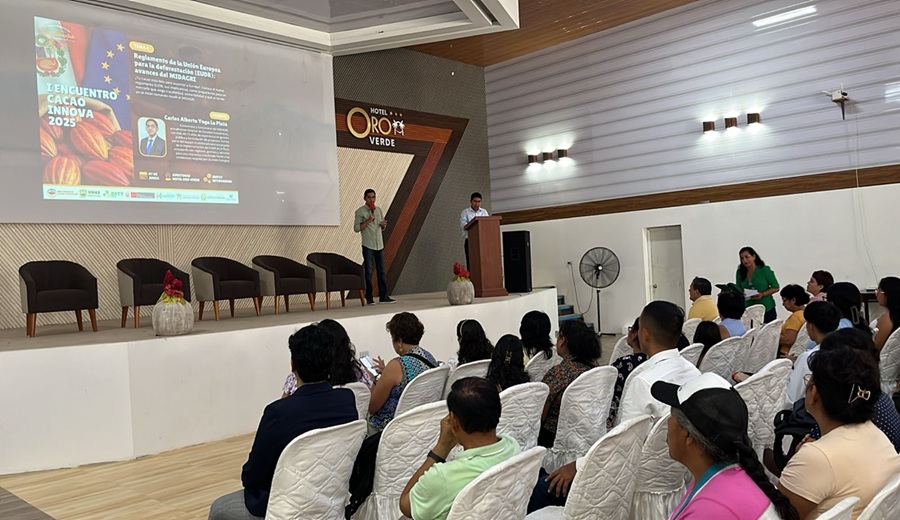 Huánuco MIDAGRI presentó avances y lineamientos técnicos para el cumplimiento del Reglamento EUDR en foro Cacao Innova 2025