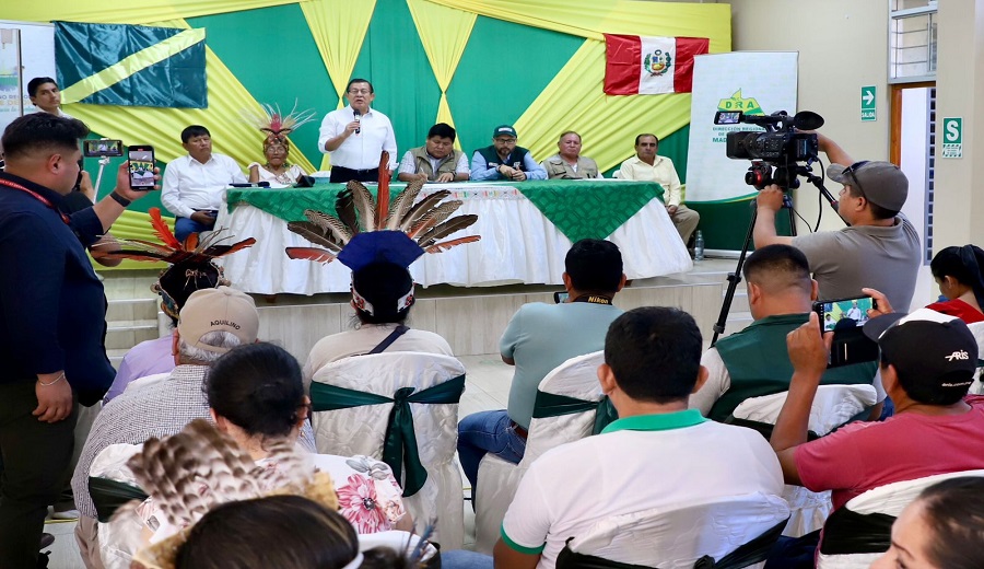 Presidente del Congreso destaca potencial agropecuario y turístico de Madre de Dios