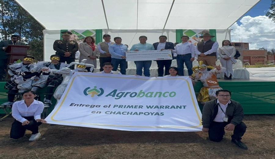 Amazonas Gobierno entrega el primer crédito por más de S 1.2 millones gracias al Warrant del Fondo Agroperú