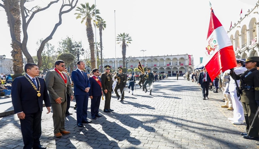 Gobierno reafirma su compromiso con el desarrollo del sector agrario en ceremonia por el 485 aniversario de Arequipa