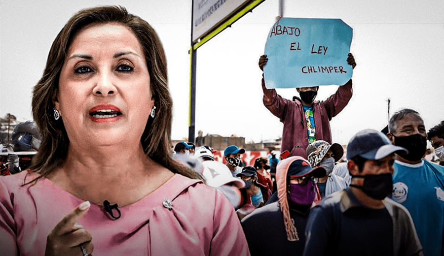 Ley Chlimper 2.0 es rechazada organizaciones sociales exigen a Dina Boluarte que observe la norma