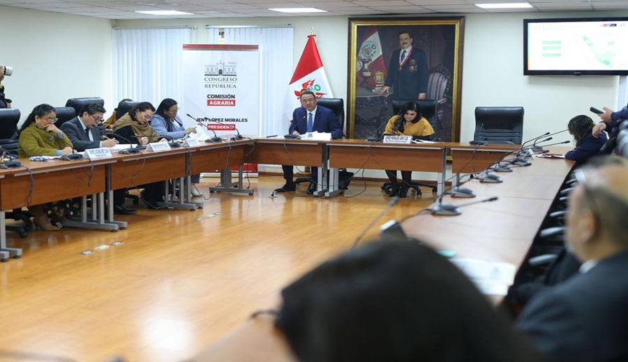 MIDAGRI presentó en la Comisión Agraria del Congreso los ejes de trabajo para fortalecer a la pequeña agricultura del país