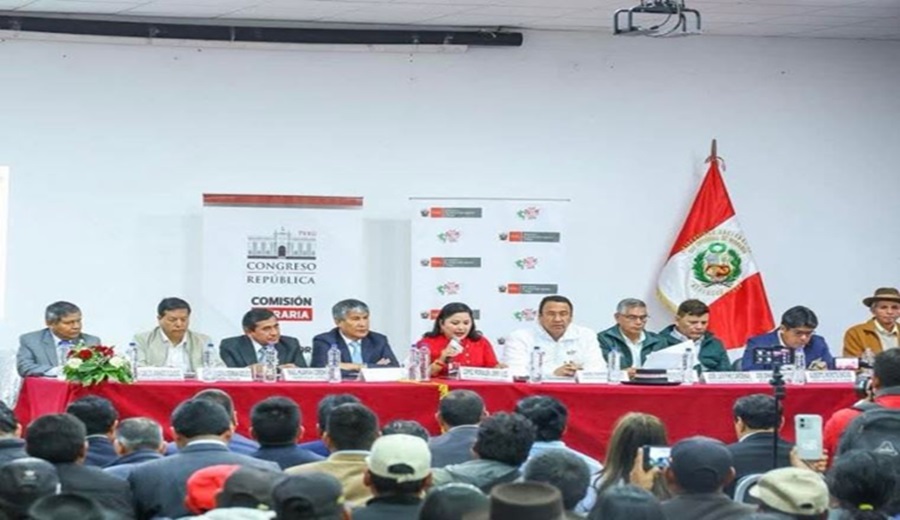 Ayacucho Ministro Manero presentó avances en Comisión Agraria descentralizada del Congreso