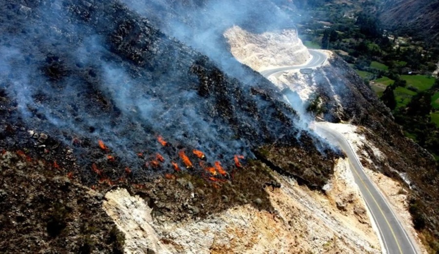 Cajamarca registra 41 incendios forestales y más de 700 hectáreas afectadas en lo que va del año