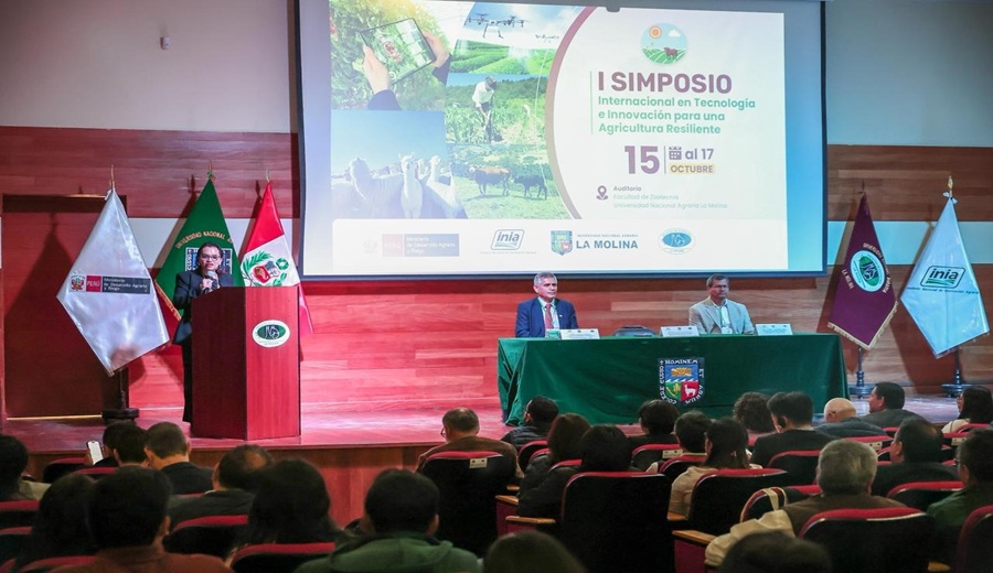 MIDAGRI inauguró el I Simposio Internacional en Tecnología e Innovación en Agricultura Resiliente