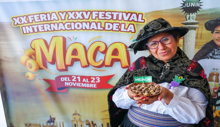 MIDAGRI lanza XX Feria y XXV Festival Internacional de la Maca FIMACA 2025 con pequeños productores de Junín