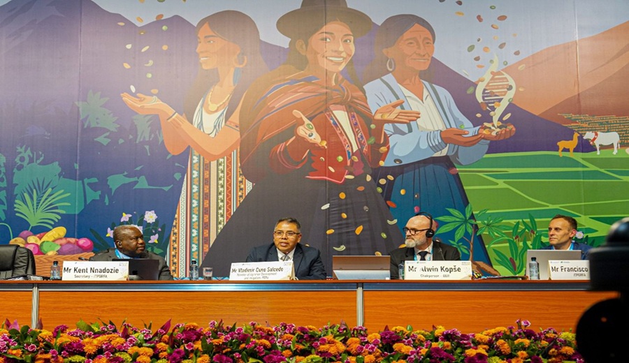 MIDAGRI ministro Vladimir Cuno participa en histórica reunión del TIRFAA que reúne a delegados de 155 países