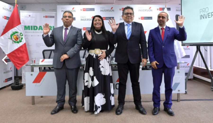 PROINVERSIÓN culminó estudios de preinversión del Nuevo Proyecto de Irrigación Chinecas