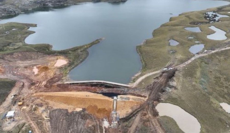 Qochas de Usquil alcanzan 90% de avance y aseguran agua para impulsar la agricultura en La Libertad