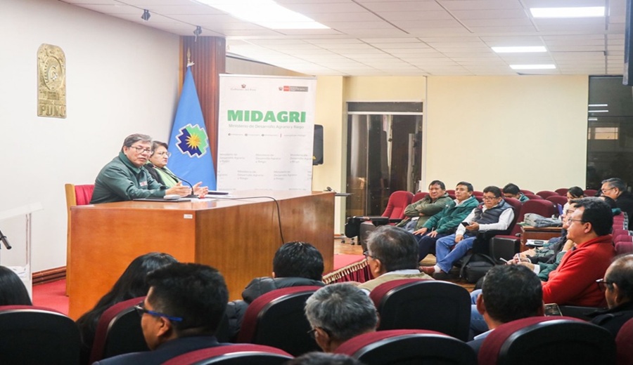 Gobierno, a través del MIDAGRI, impulsa acciones en favor del sector agrario en Puno