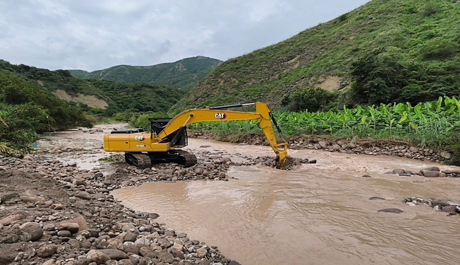 MIDAGRI despliega acciones de protección y descolmatación para resguardar áreas agrícolas en Amazonas y Cajamarca