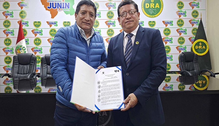 Douglas Monroe Avellaneda es el nuevo director regional de Agricultura de Junín