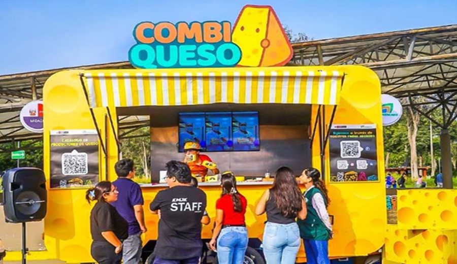 Combi Queso Midagri impulsa comercialización de quesos artesanales con ruta itinerante