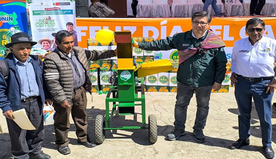 Junín: MIDAGRI fortalece el agro con títulos de propiedad, insumos y equipamiento para los “Héroes del Campo”
