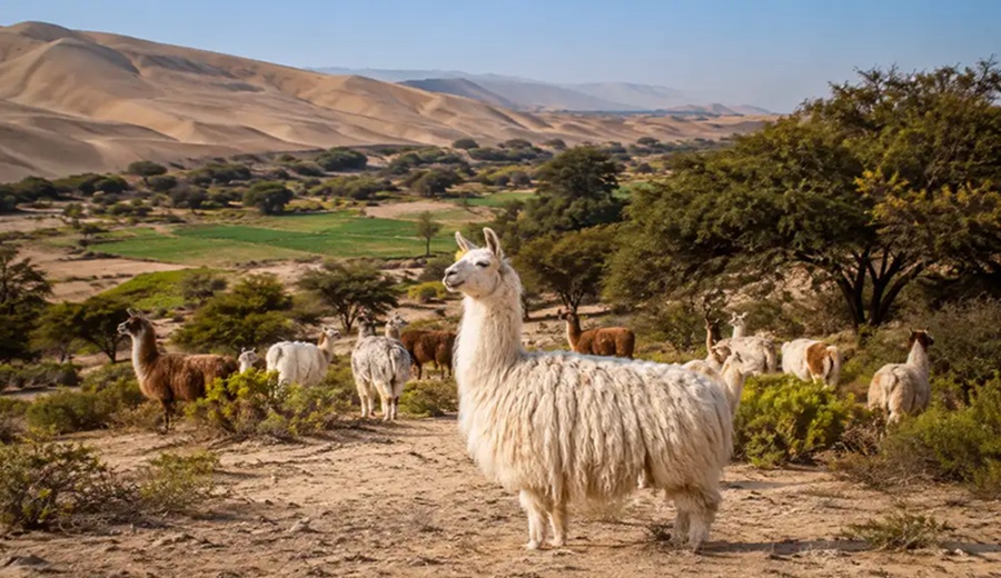 Dejó Lima para vivir en el desierto más árido del Perú: 30 años después, su rebaño de llamas creó un sorprendente ecosistema