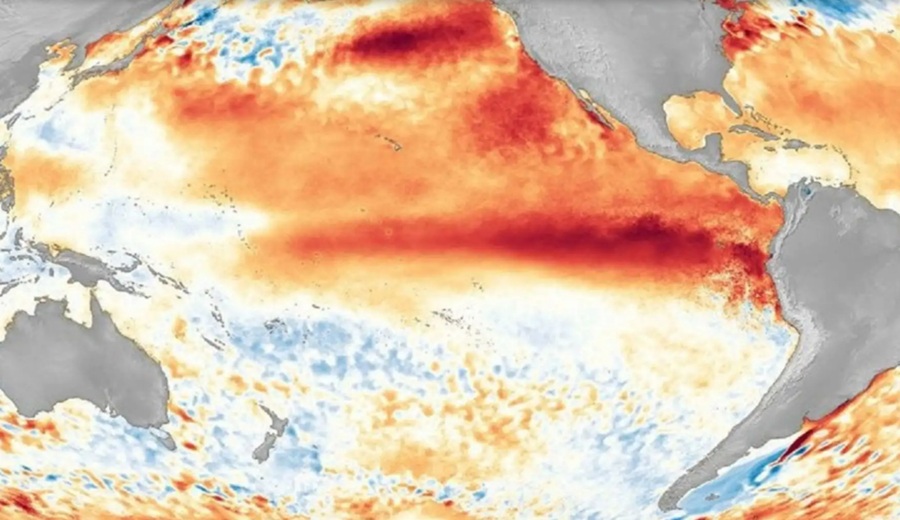 NOAA: El Niño se fortalece y eleva a 97 % probabilidad que se extienda hasta marzo de 2027