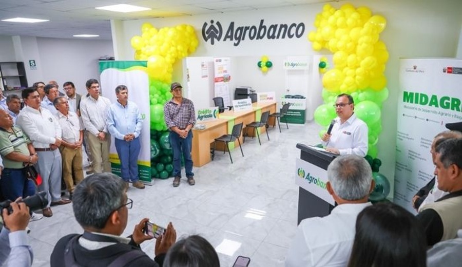 MIDAGRI inauguró nueva oficina informativa de Agrobanco en Huaral