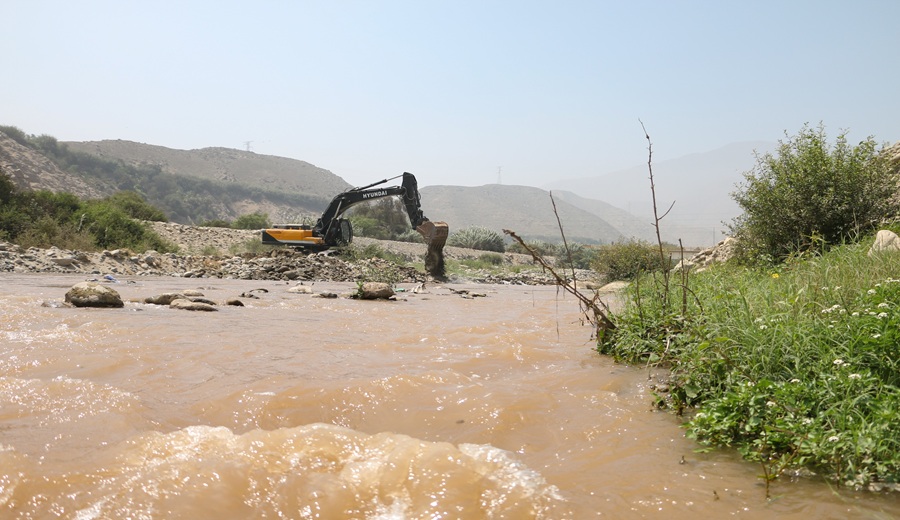 MIDAGRI inicia intervención en el río Chillón para reducir riesgo de desbordes y proteger 100 hectáreas agrícolas