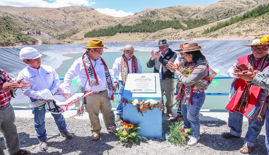 MIDAGRI pone en funcionamiento el Sistema de Riego de Paccaritambo, en Cusco