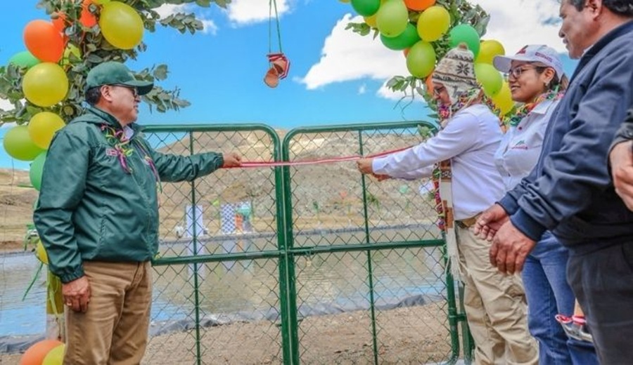 Más de 600 familias se benefician con obras de siembra y cosecha de agua en Moquegua