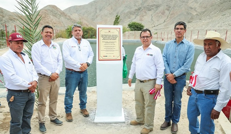 Arequipa: MIDAGRI inaugura moderno sistema de riego tecnificado para impulsar la agricultura familiar en Mascapampa