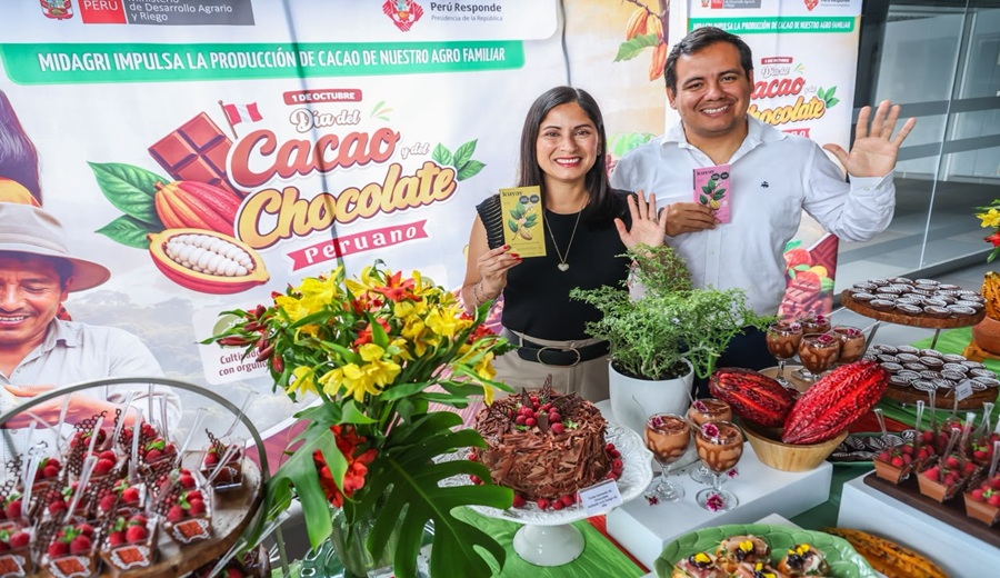 MIDAGRI el Perú es uno de los principales exportadores de cacao y derivados del mundo