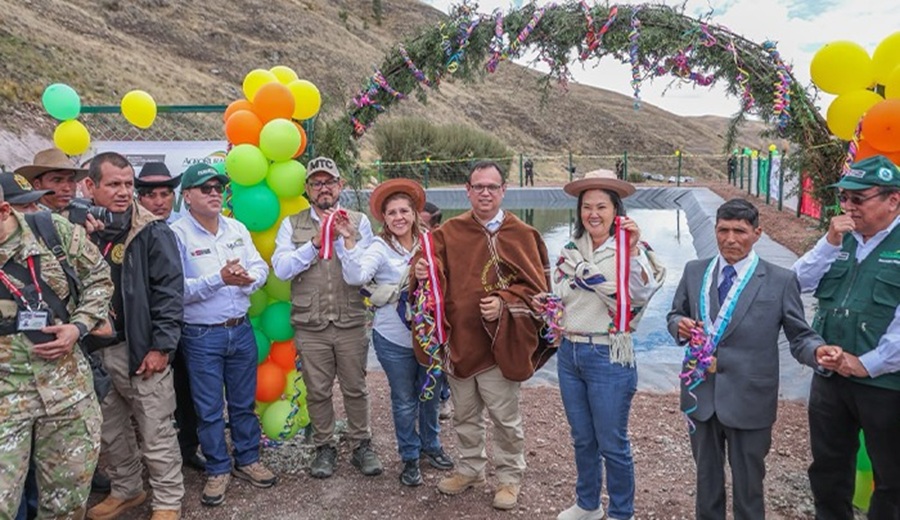 MIDAGRI entrega obras de infraestructura hídrica para fortalecer la agricultura familiar en Junín