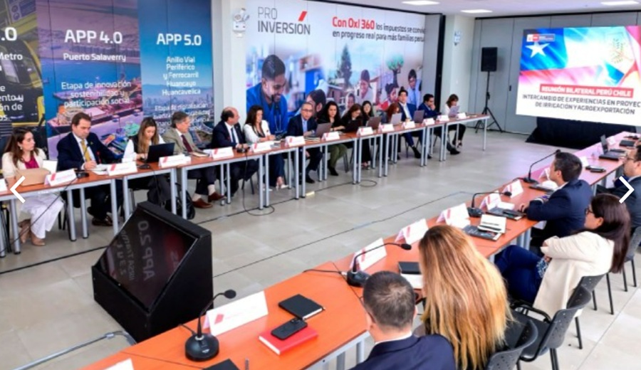 PROINVERSIÓN comparte con Chile experiencia peruana en proyectos de irrigación y transformación del agro
